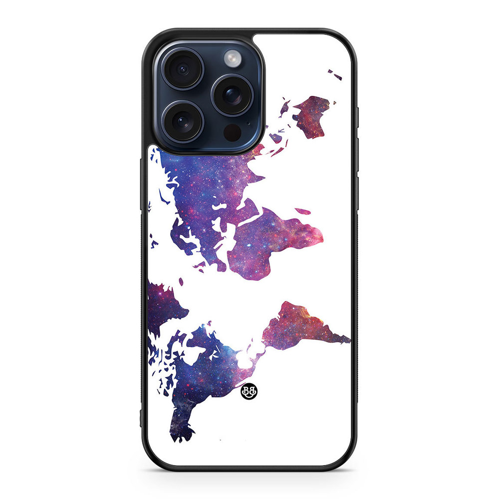 iPhone 15 Pro Max Case - World Map Space