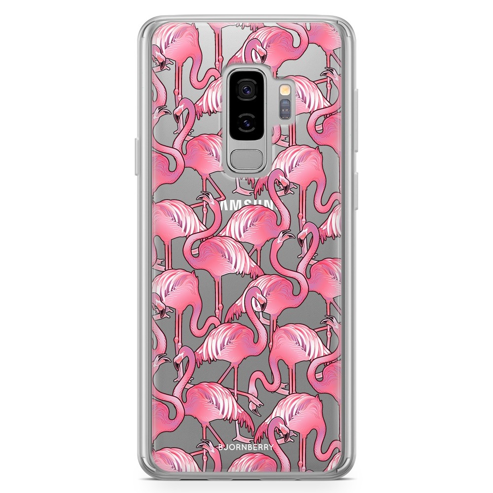 Samsung Galaxy S9 Plus Fashion Skal - Flamingos