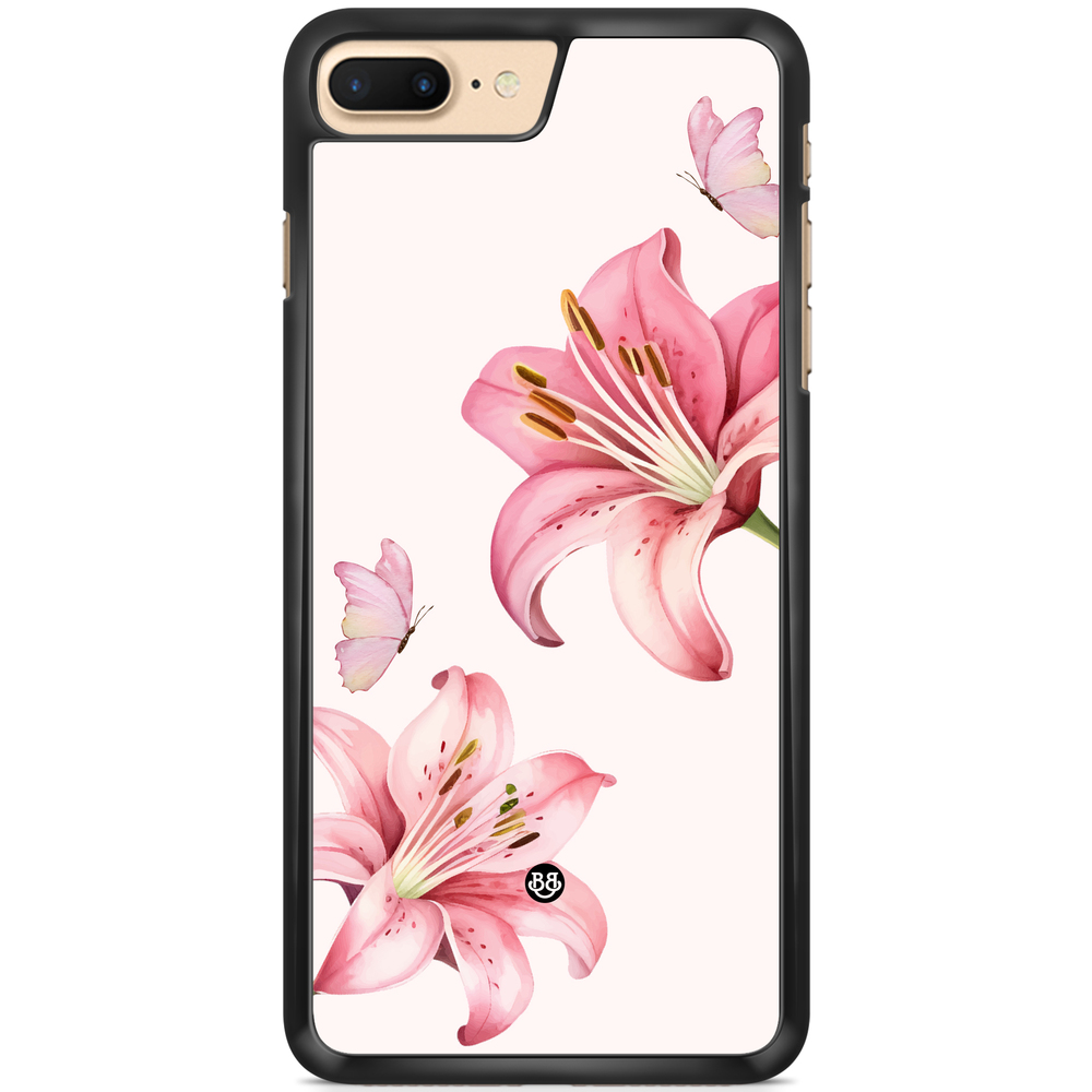 iPhone 7 Plus Case - WILD BLOOM - Pink Lily