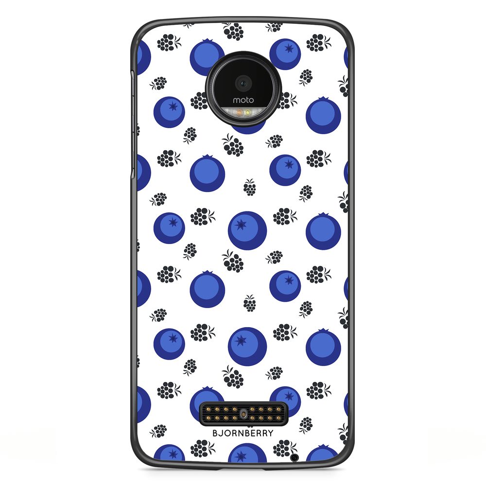 Moto Z2 Play Case - Blueberries