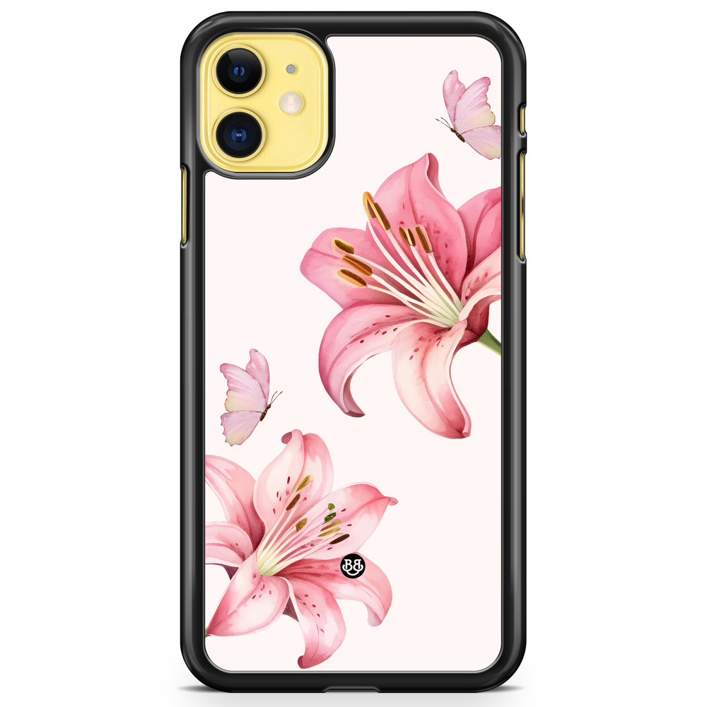 iPhone 11 Case - WILD BLOOM - Pink Lily