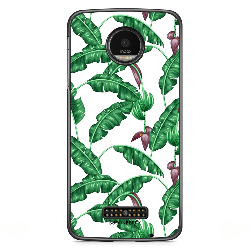 Moto Z2 Play Case - Banana Leaves
