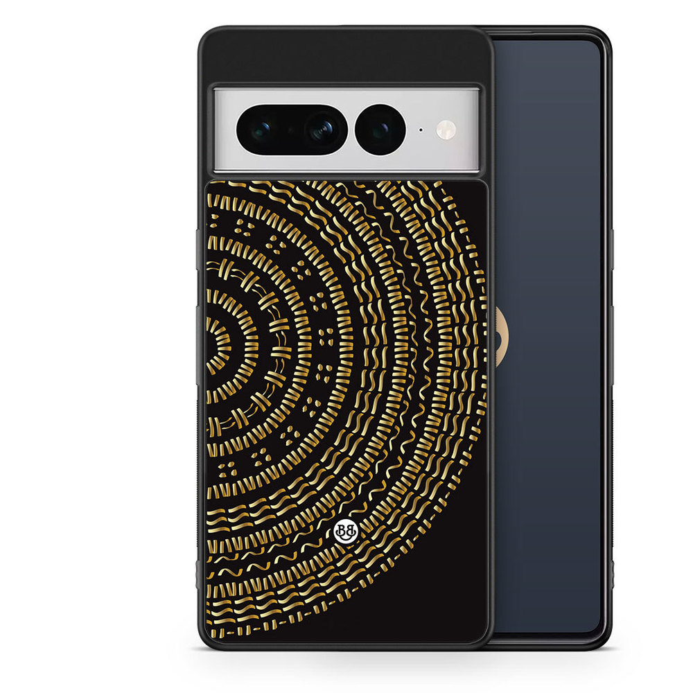 Google Pixel 7 Pro Case - Mandala Gold/Black