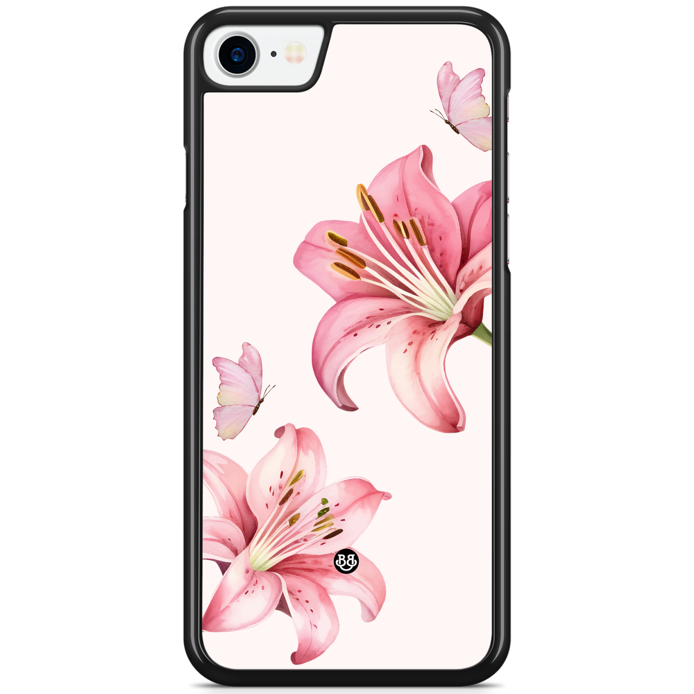 iPhone 8/SE (2020) Skal - WILD BLOOM - Pink Lily