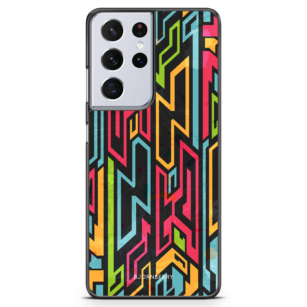 Samsung Galaxy S21 Ultra Case - Colored Tribal
