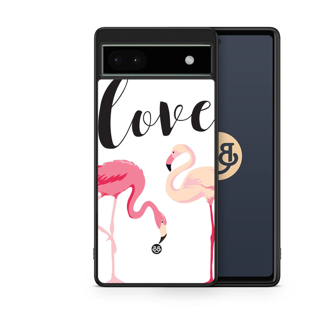 Google Pixel 6a Skal - Love Flamingo | Mobilskal & Mobilfodral BJORNBERRY