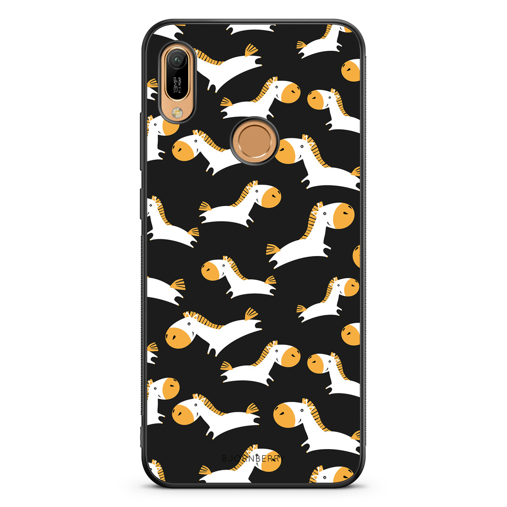 Huawei Y6 2019 Case - Horses