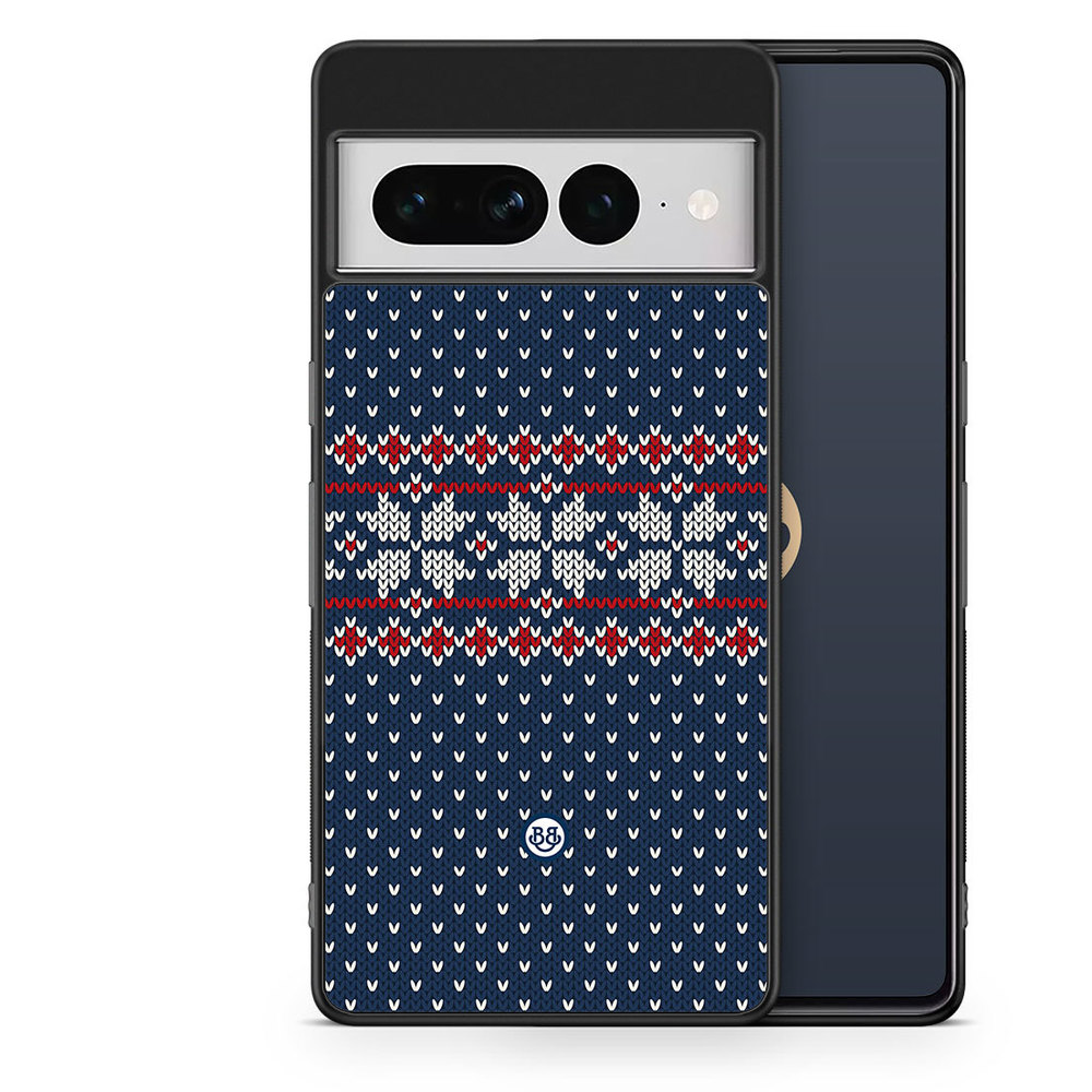 Google Pixel 7 Pro Case - Knitted Xmas