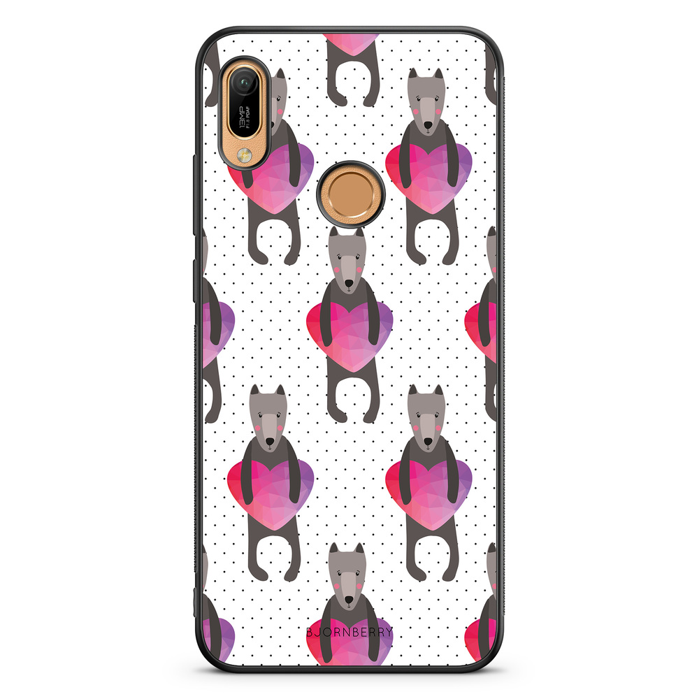 Huawei Y6 2019 Case - Romantic Dogs