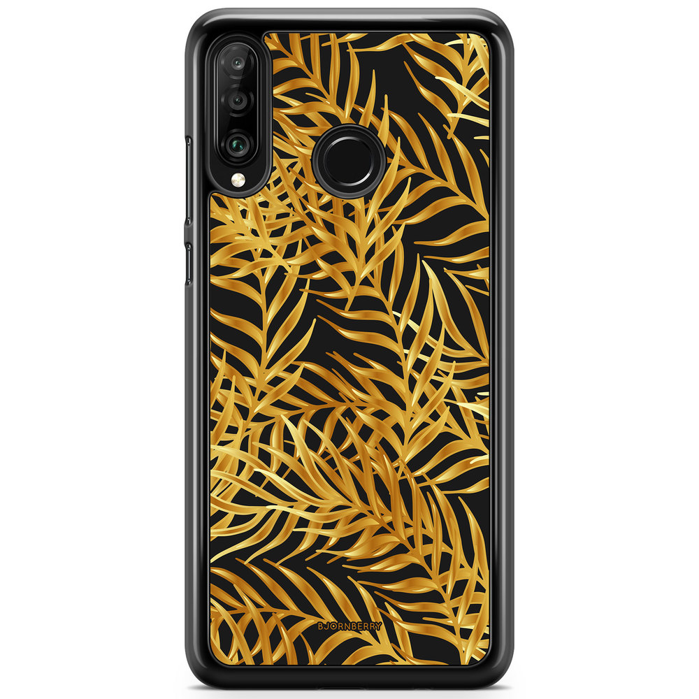 Huawei P30 Lite Case - Gold Palm
