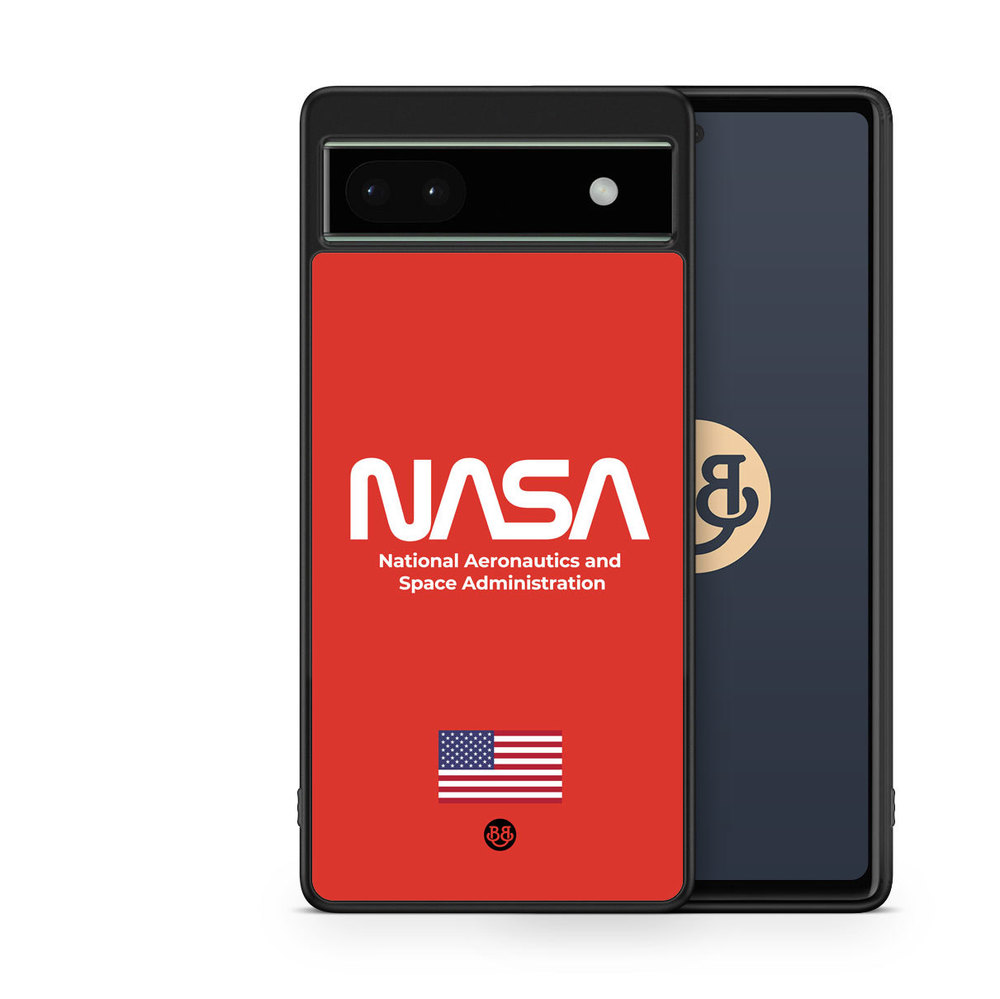 Google Pixel 6a Case - NASA Worm Red