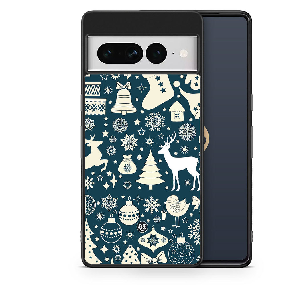 Google Pixel 7 Pro Case - Reindeers & Spruces