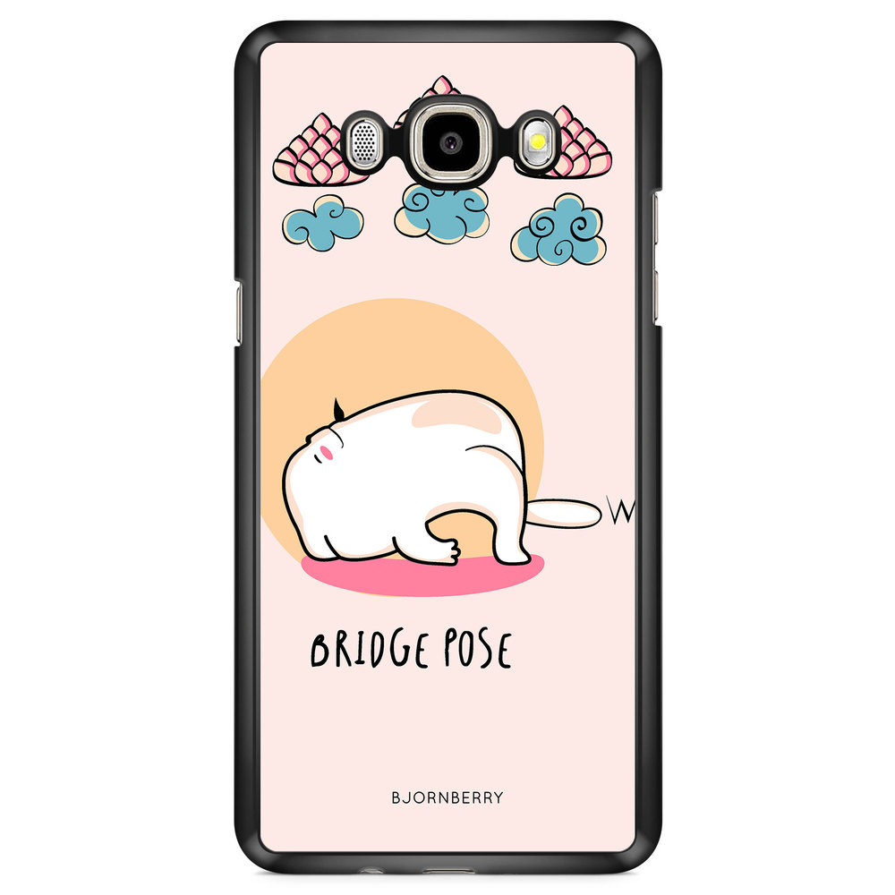 Samsung Galaxy J7 (2016) Case - Yoga Cat Bridge Pose