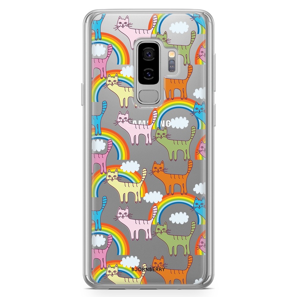 Samsung Galaxy S9 Plus Fashion Case - Cats & Rainbows