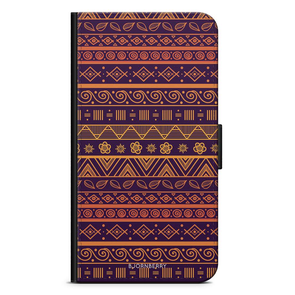 Samsung Galaxy A40 (2019) Wallet Case - Tribal Pattern
