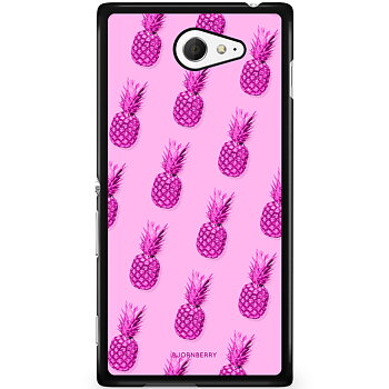 Sony Xperia M2 Aqua Skal - Ananasmönster