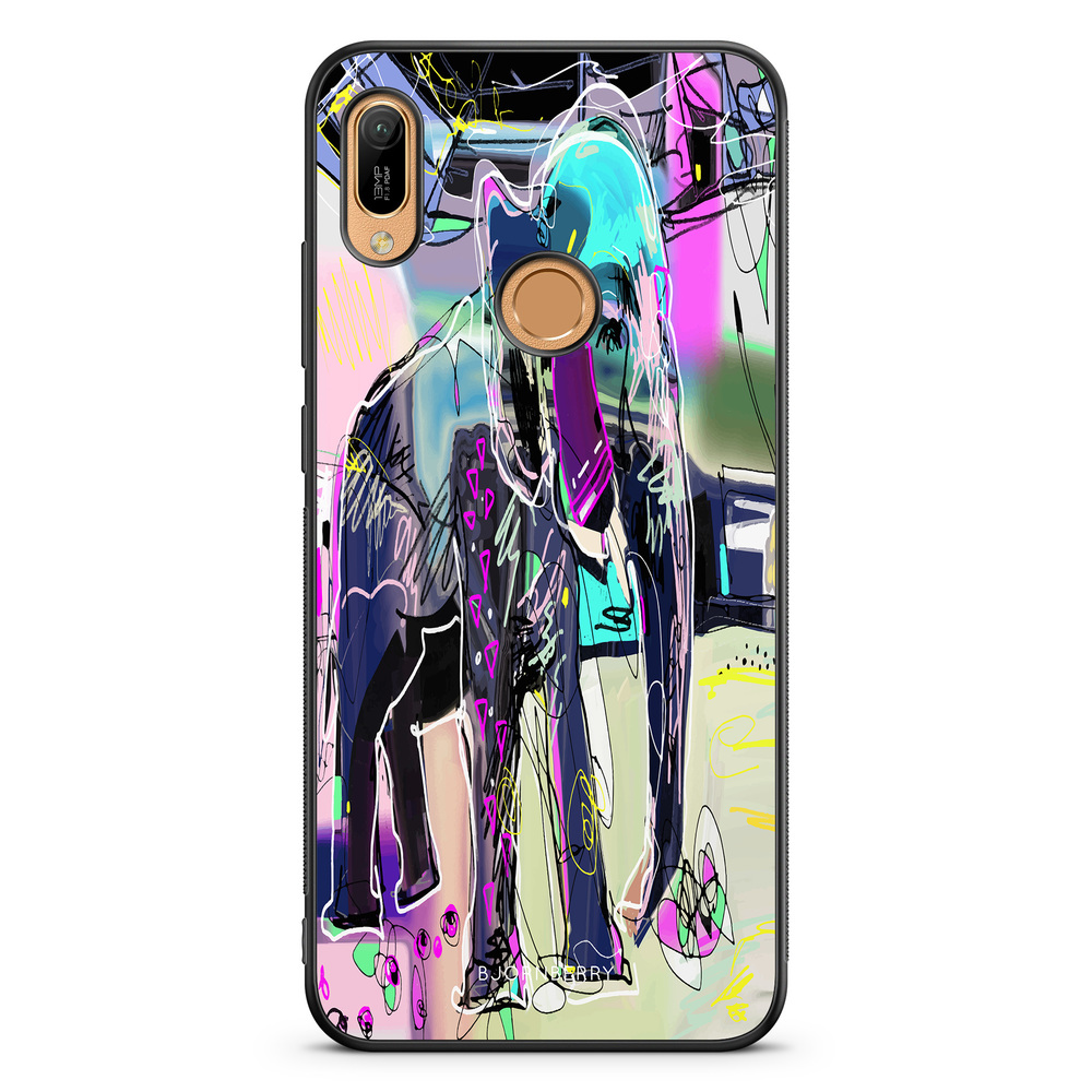 Huawei Y6 2019 Case - Abstract Elephant