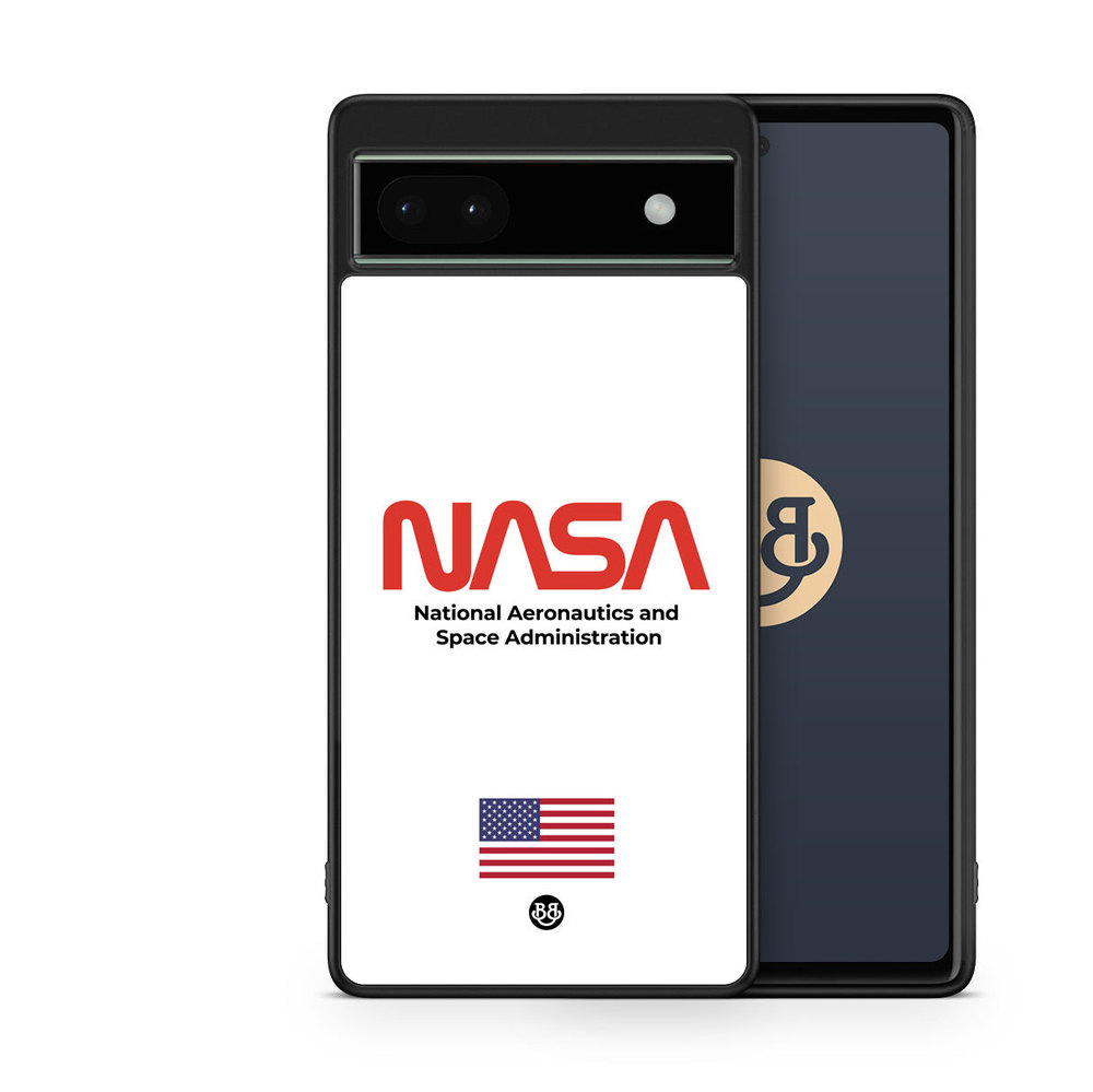 Google Pixel 6a Case - NASA Worm White