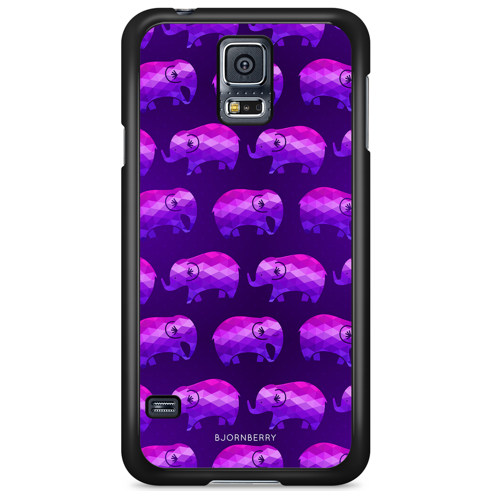 Samsung Galaxy S5/S5 NEO Case - Purple Elephant
