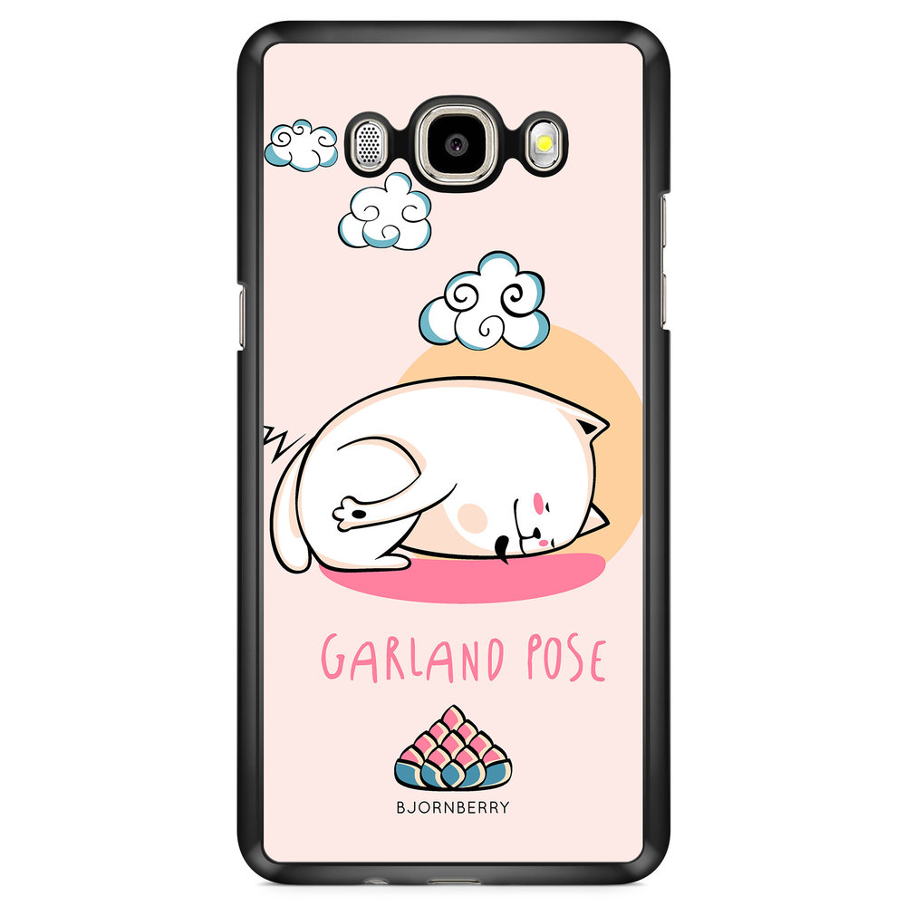 Samsung Galaxy J7 (2016) Case - Yoga Cat Garland