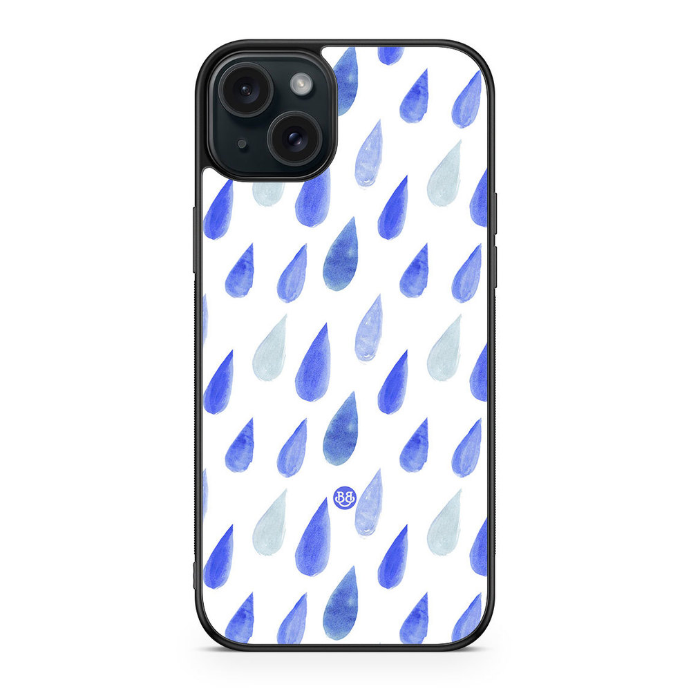 iPhone 15 Plus Case - Watercolor Rain
