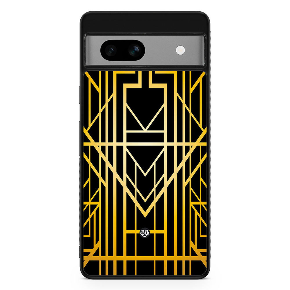 Google Pixel 7a Case - Golden pattern