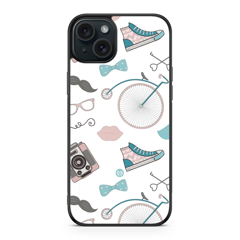 iPhone 15 Plus Case - Hipster Pattern