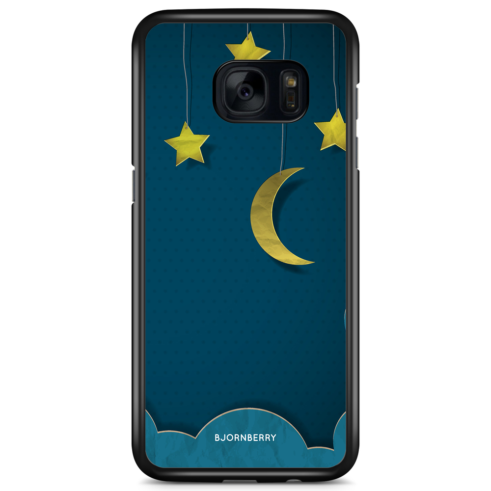 Samsung Galaxy S7 Edge Case - Moon Stars
