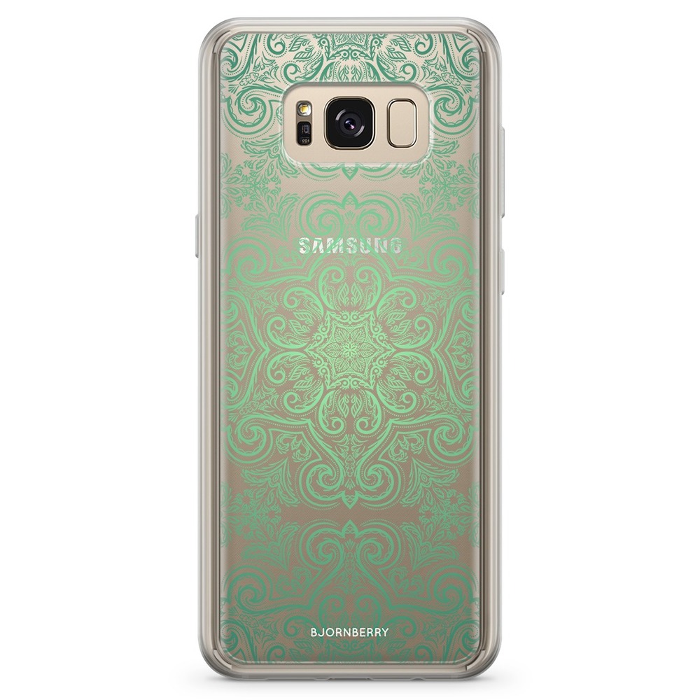 Samsung Galaxy S8 Plus Fashion Case - Green Retro Pattern