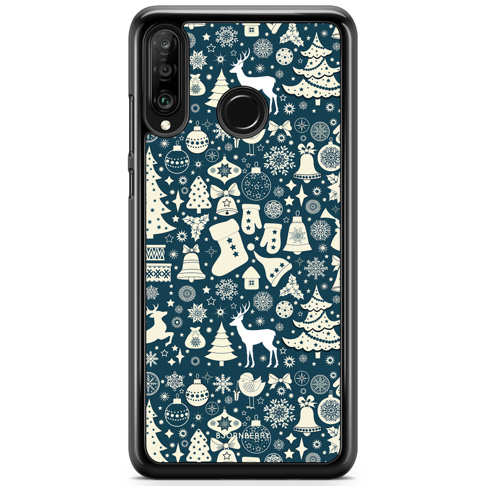 Huawei P30 Lite Case - Reindeers & Spruces
