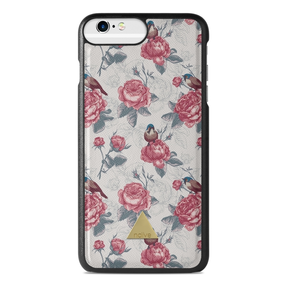 Naive iPhone 6 Plus / 6s Plus Case - Roses & Birds