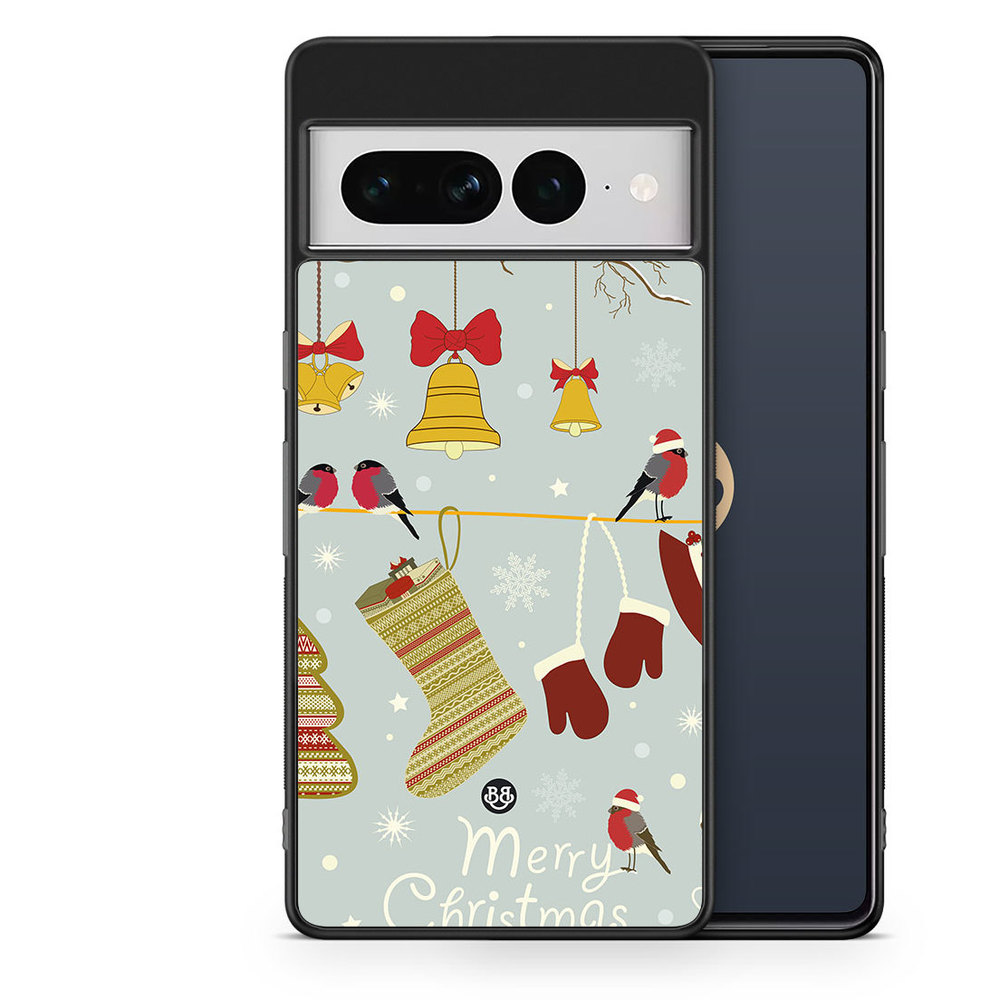 Google Pixel 7 Pro Case - Christmas Owls