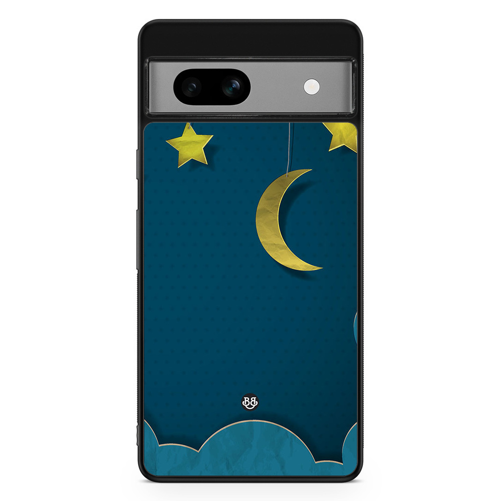 Google Pixel 7a Case - Moon stars