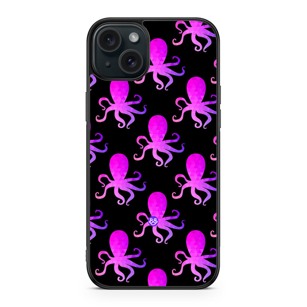 iPhone 15 Plus Case - Octopus Pattern