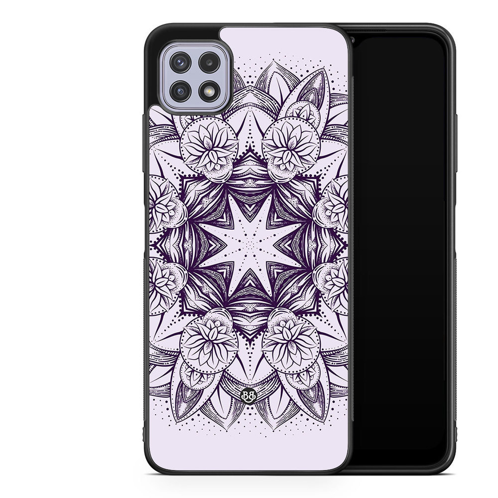 Samsung Galaxy A22 4G Case - Purple Mandala