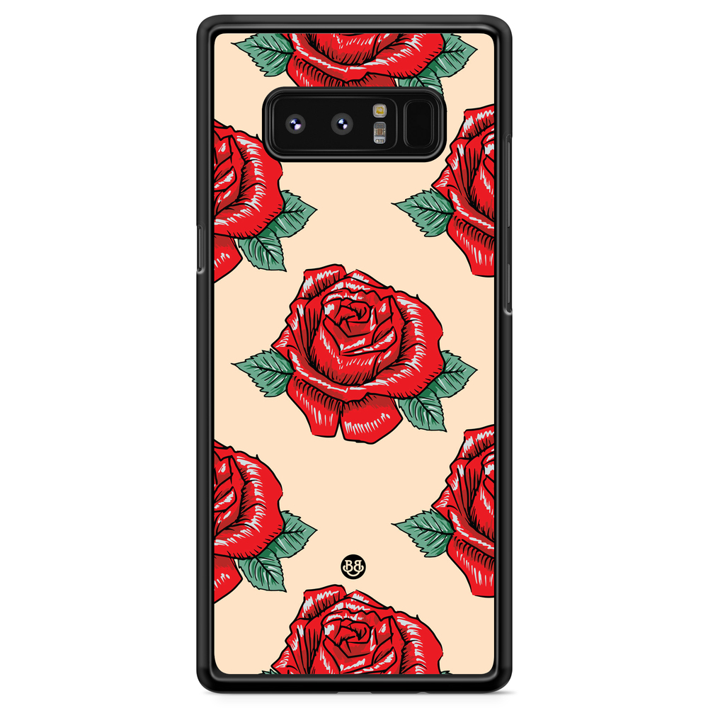 Samsung Galaxy Note 8 Case - Rose Pattern