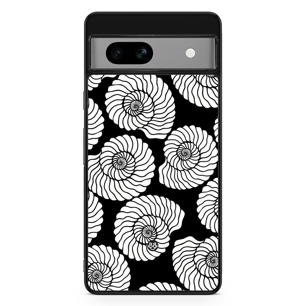 Google Pixel 7a Case - Seashell BW