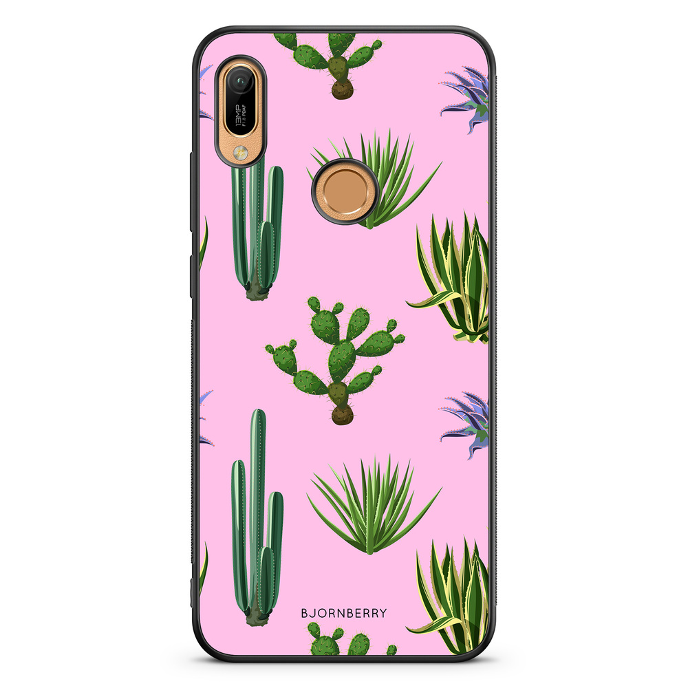 Huawei Y6 2019 Case - Cactus Pattern