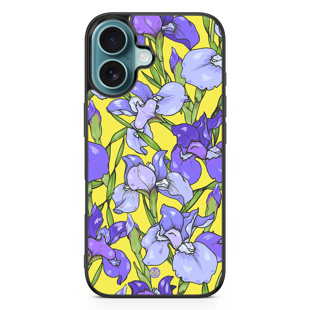 iPhone 16 Case - Iris Flowers