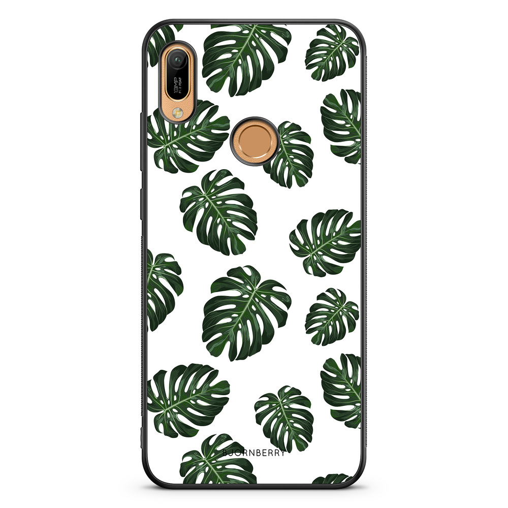 Huawei Y6 2019 Case - Monstera Pattern