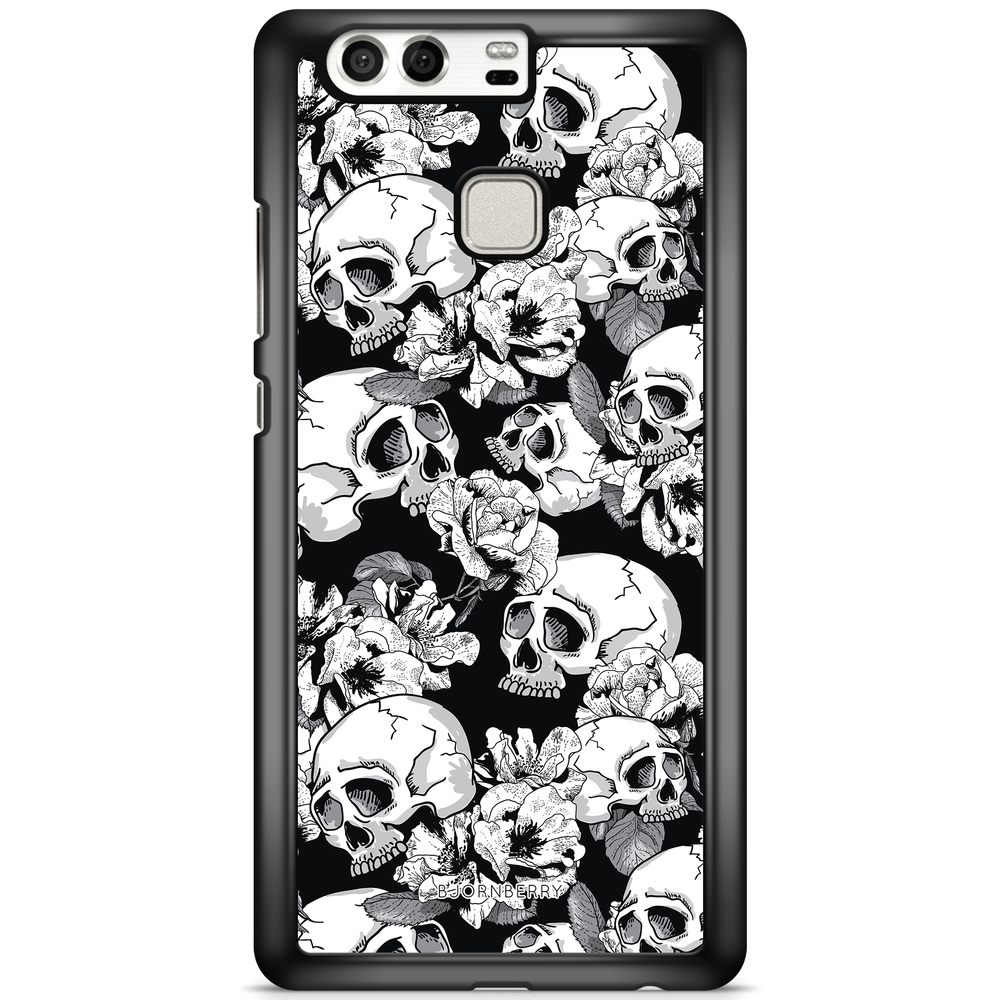 Huawei P9 Case - Skull & Roses