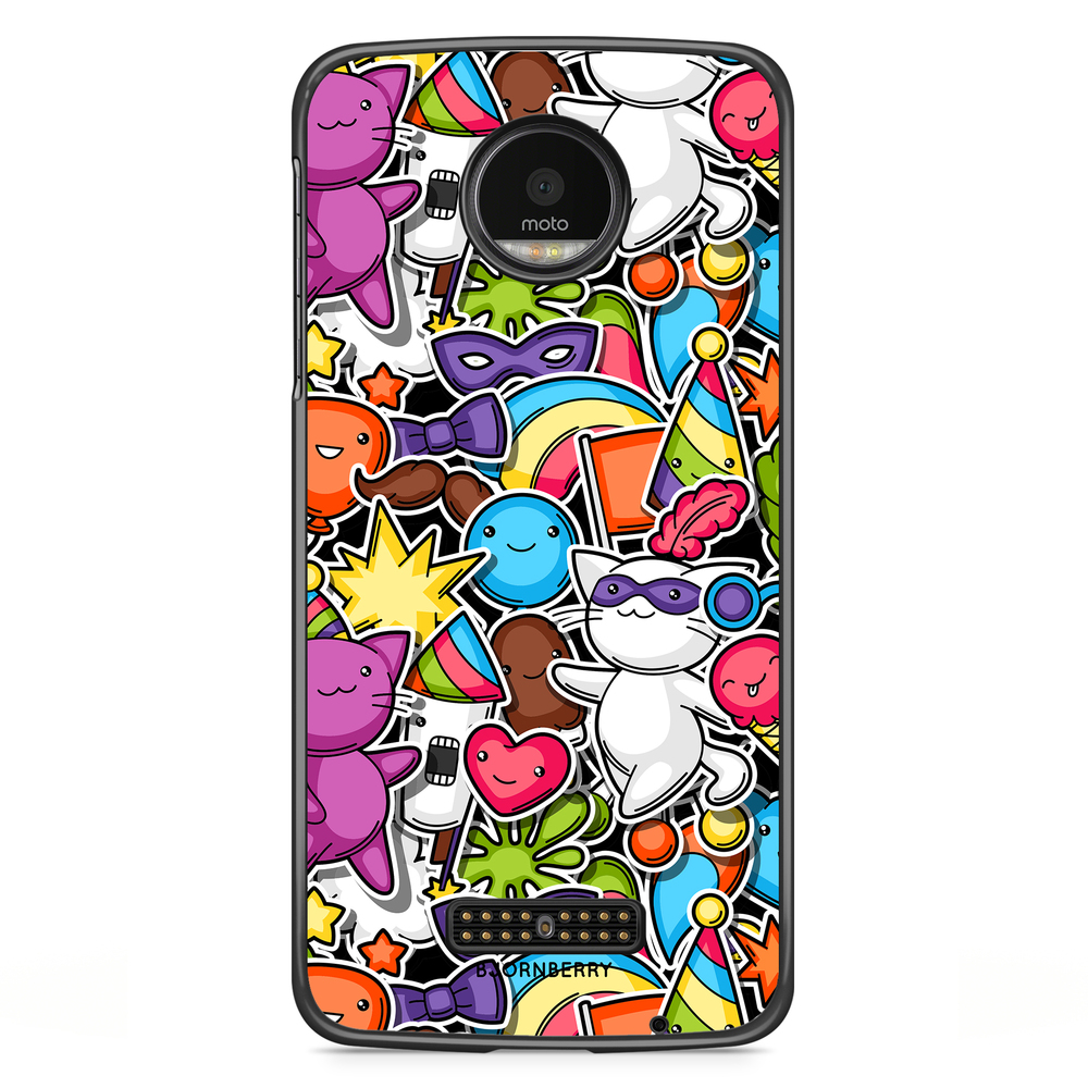 Moto Z2 Play Case - Cute Sticker