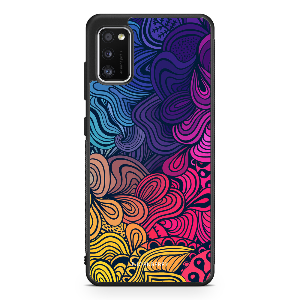 Samsung Galaxy A41 Case - Retro Flowers