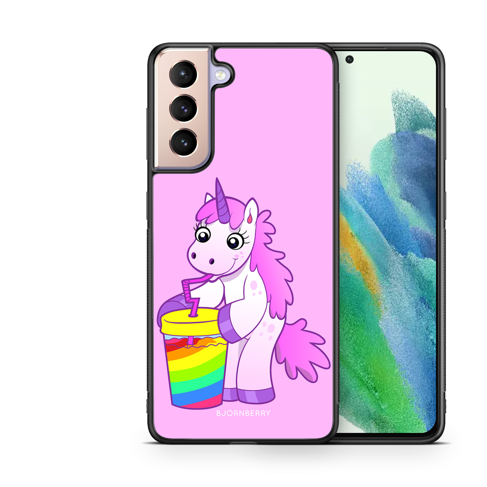 Samsung Galaxy S21 FE 5G Case - Drinking Unicorn