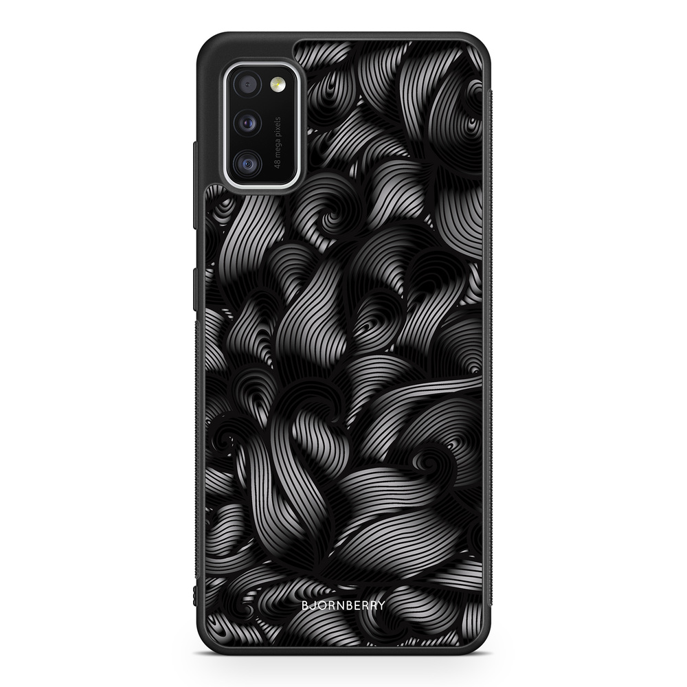 Samsung Galaxy A41 Case - Black Waves