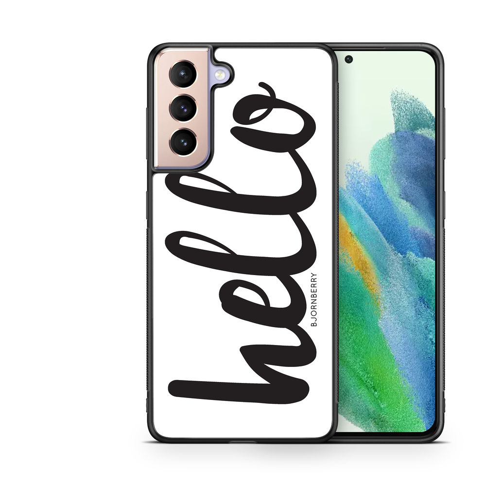 Samsung Galaxy S21 FE 5G Case - Hello Black