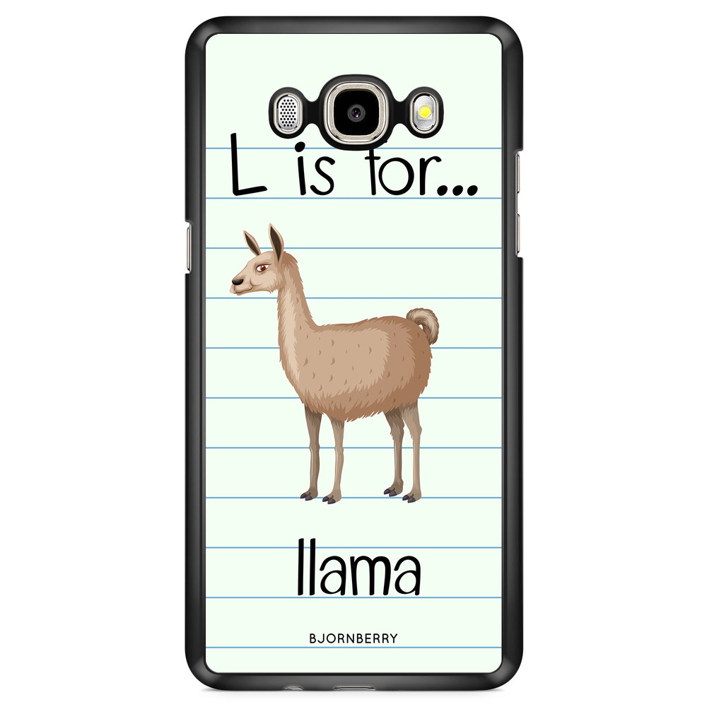 Samsung Galaxy J7 (2016) Case - L Is For Llama