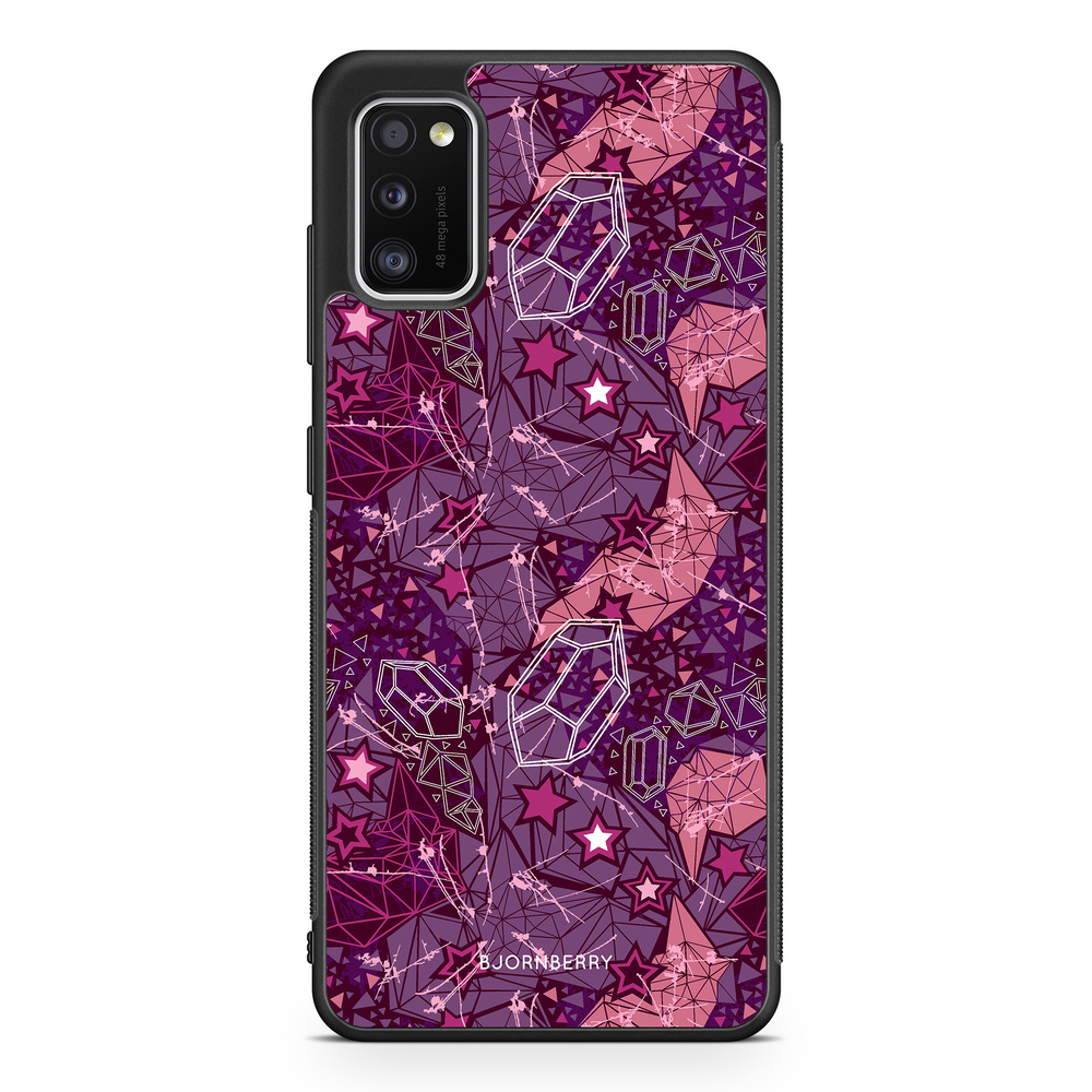 Samsung Galaxy A41 Case - Purple Stars