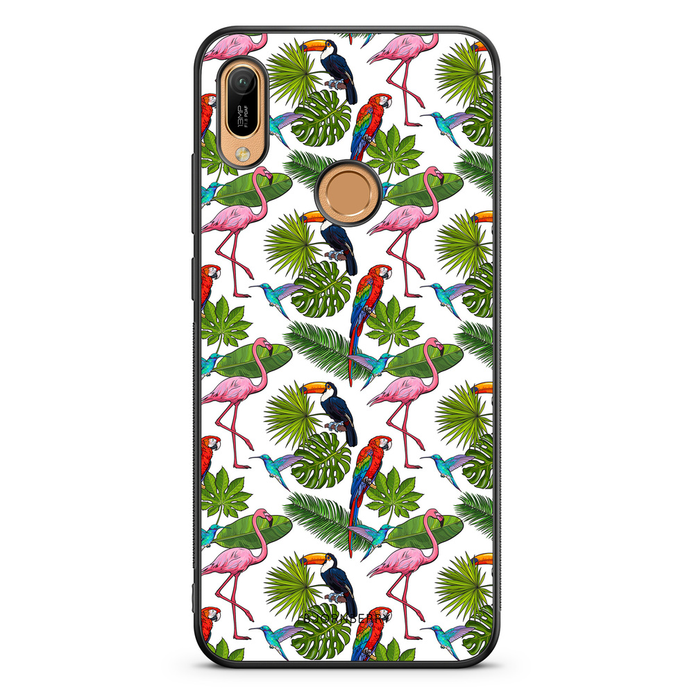 Huawei Y6 2019 Case - Tropical Pattern