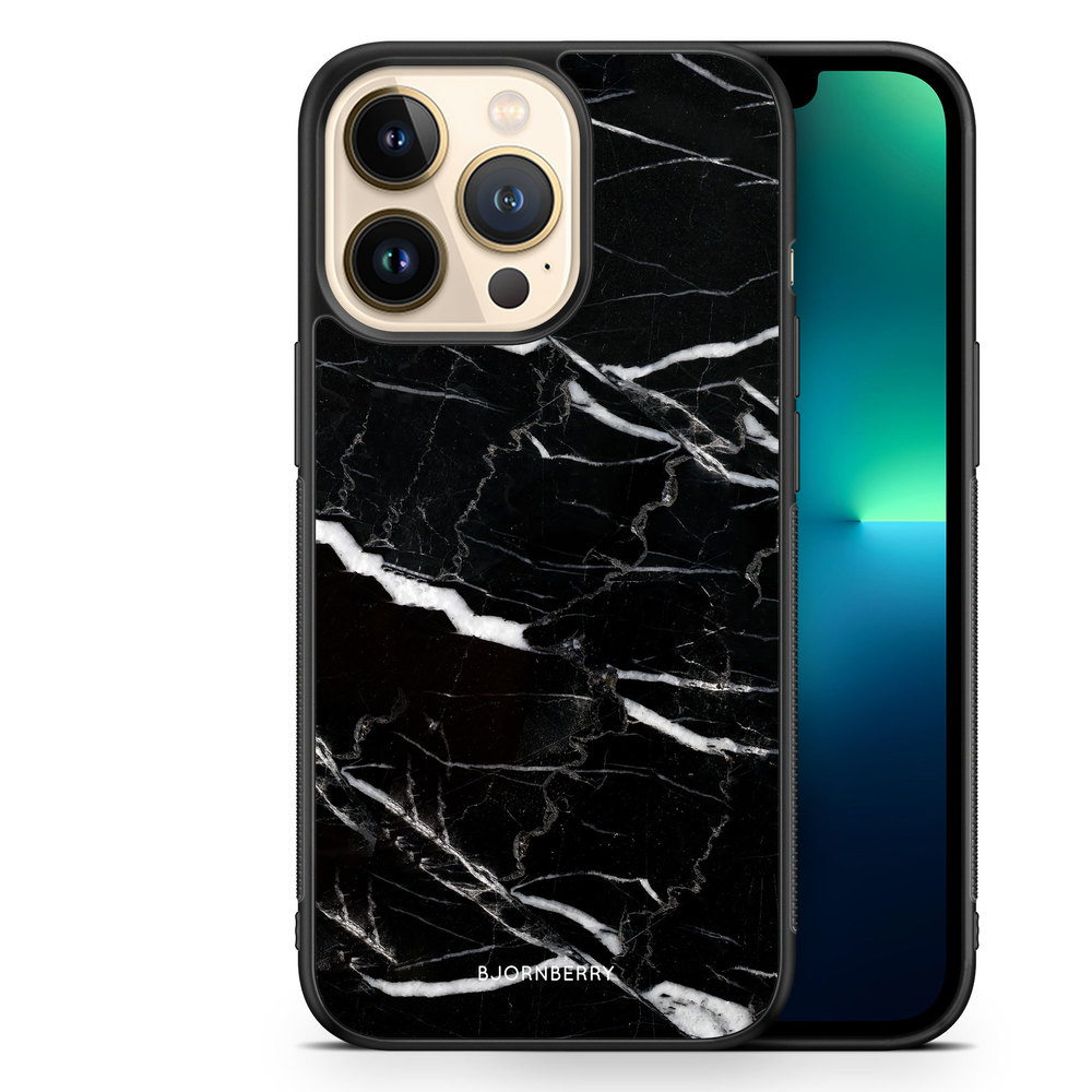 iPhone 13 Pro Case - Black Marble